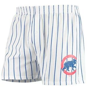 Men's White Chicago Cubs Vigor Boxer Shorts ⚾️🐻